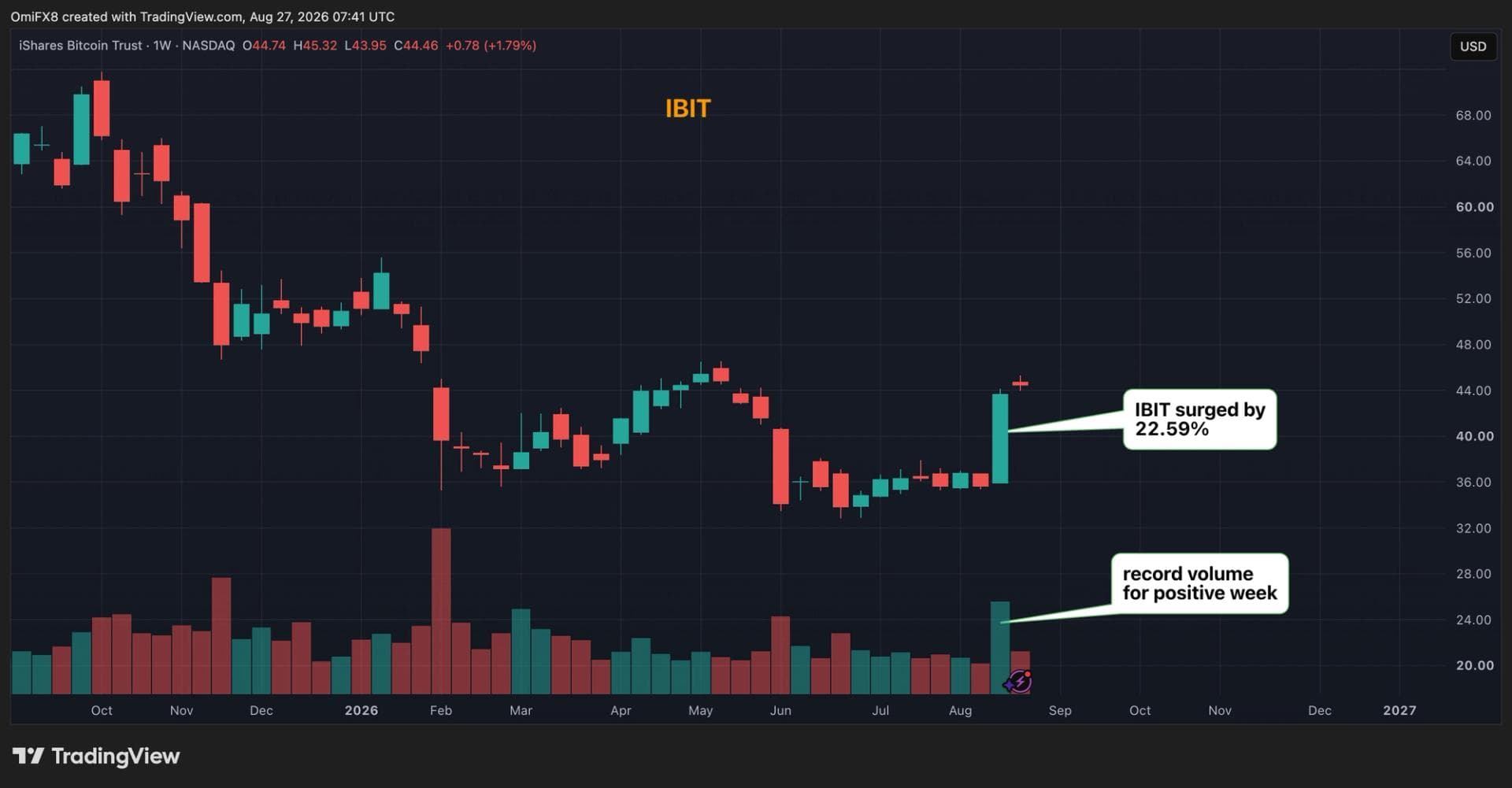 BlackRock's Mitchnick says macro case for bitcoin is strengthening after record trading in positive week