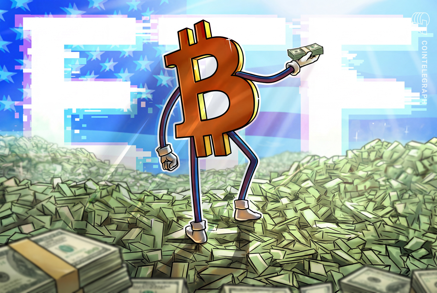 US spot Bitcoin ETFs top $200M in daily inflows for first time since May